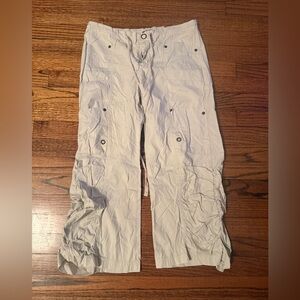 XCVI Women's Light Gray Cargo Pants